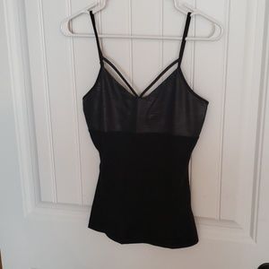 Snakeskin detail cami